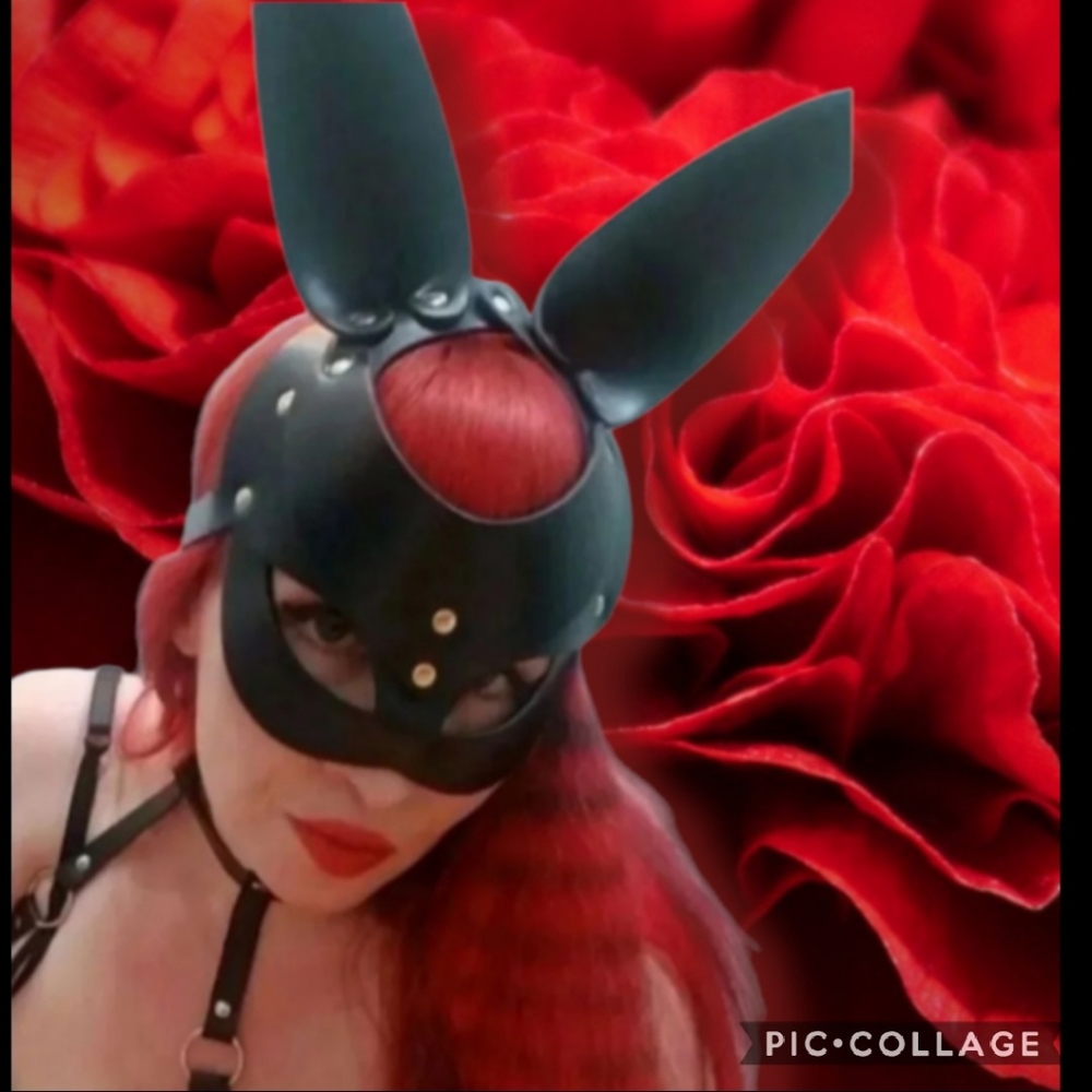 Pc leather bad bunny mask festival/photo shoot